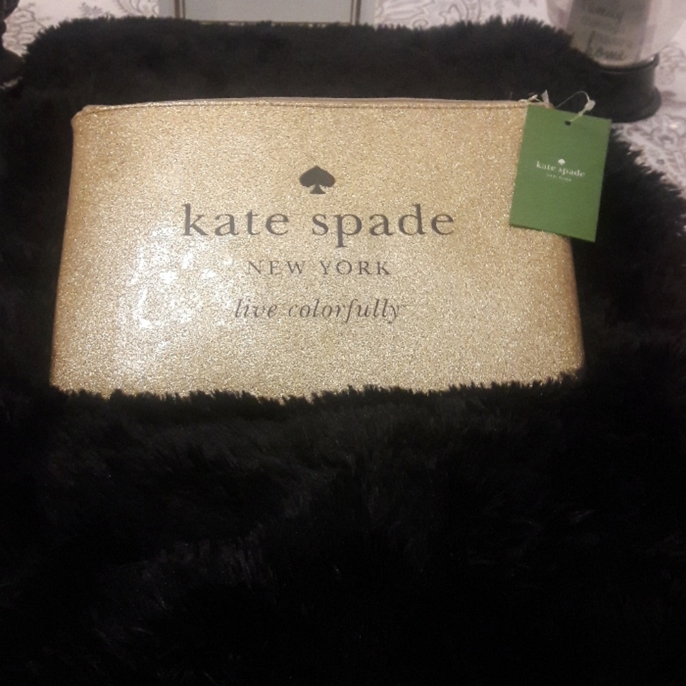 Gold glitter bag